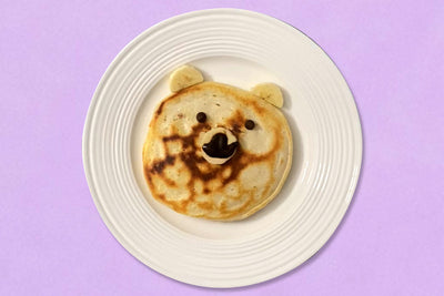 Easy peasy teddy bear pancakes