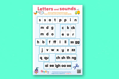 Build words with these letter tiles!