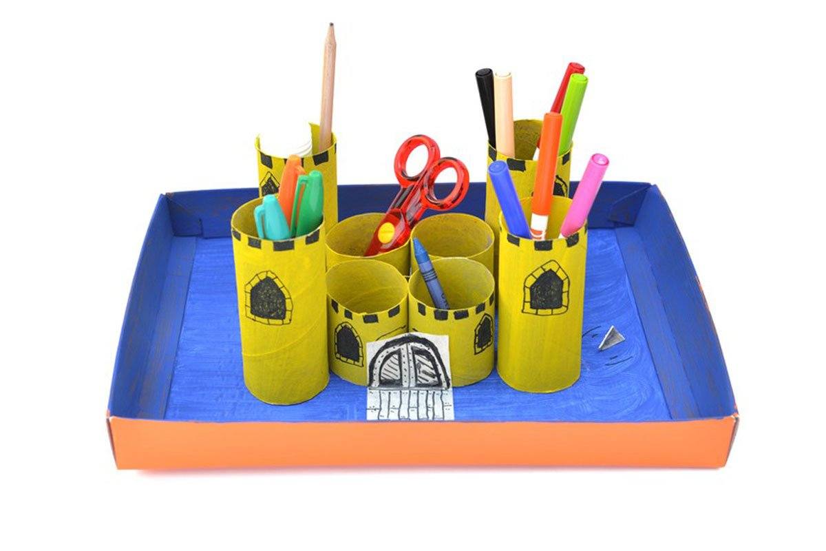 DIY Desk Tidy for Kids Giggly.co.uk