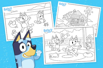 Colour with Bluey!