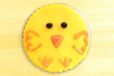 Easiest ever Easter chick biscuits
