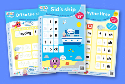 Exciting phonics worksheets – set 8