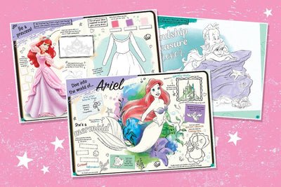 Free Disney princess colouring and activity sheets