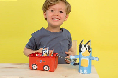 Make and play with Bluey's wagon