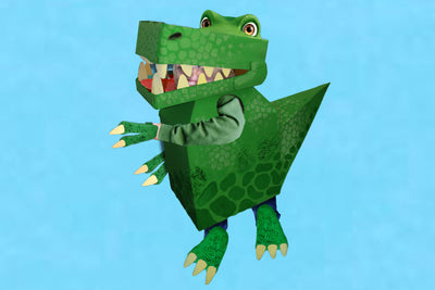 Mega Dinosaur Roar cardboard costume