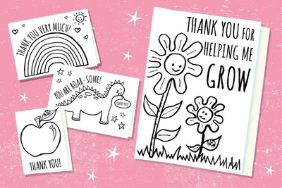 Say 'thank you' with these cute printables