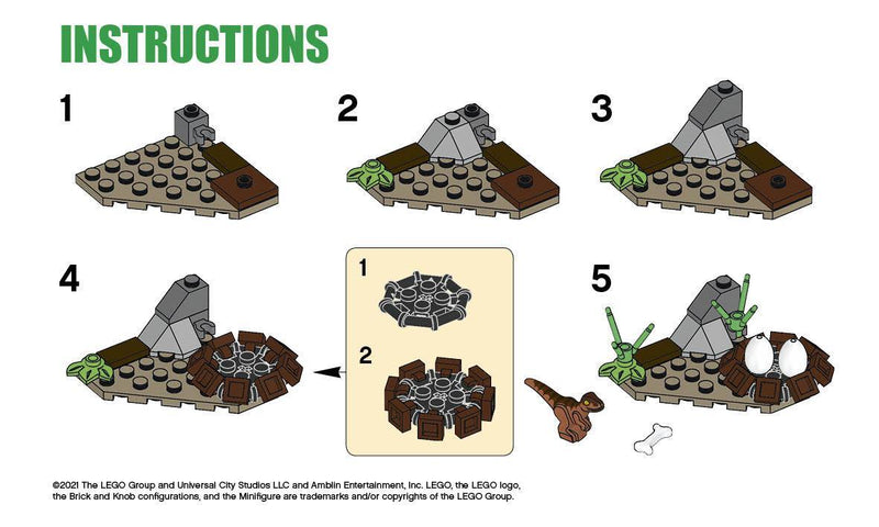 1 Raptor and Nest 121801 LEGO® Special 