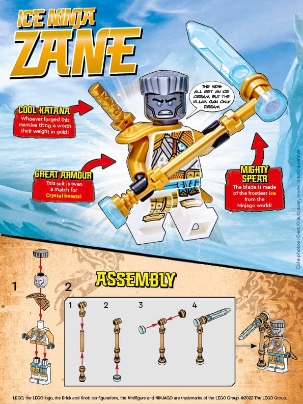 102 Ice Ninja Zane 892306 LEGO® NINJAGO® 