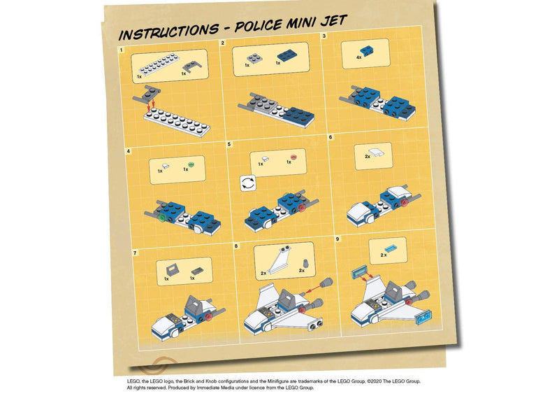 11 Policeman and mini jet 951901 LEGO® City 