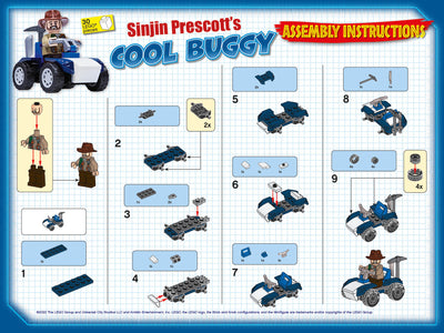 16 Sinjin Prescott and buggy 122116 LEGO® Jurassic World™ 