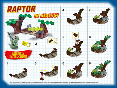 17 Raptor in hiding 122117 LEGO® Jurassic World™ 