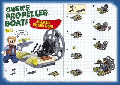 20 Owen on airboat 122220 LEGO® Jurassic World™ 