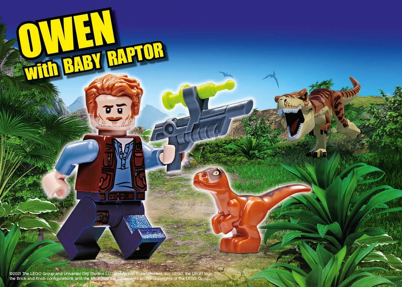 4 Owen with Baby Raptor 121904 LEGO® Jurassic World™ 