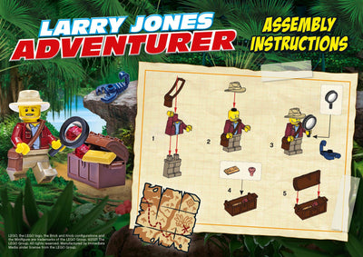 44 Larry Jones Adventurer 952110 LEGO® City 