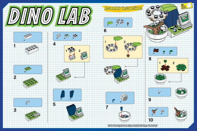 8 Dino Lab 122008 LEGO® Special 