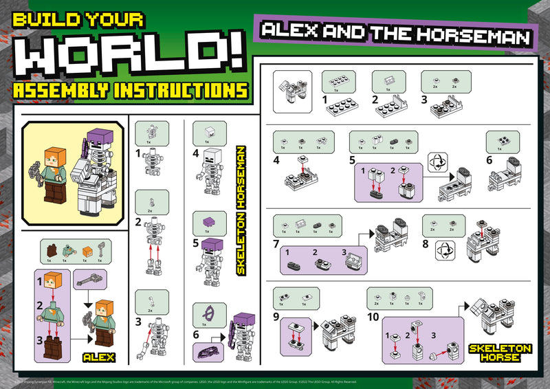 Alex and the Horseman 662206 LEGO® Minecraft™ 