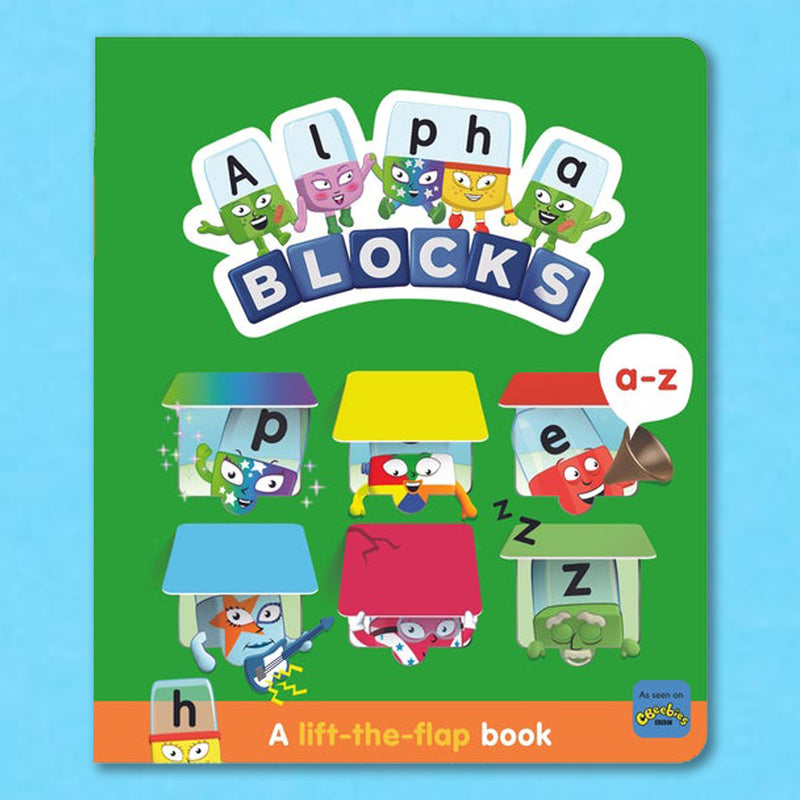 Alphablocks A–Z: A Lift–the–Flap Book Book Sweet Cherry Publishing 