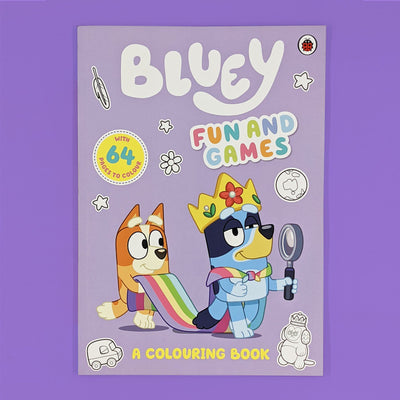 Bluey: Fun and Games Colouring Book (Paperback) Penguin Random House 