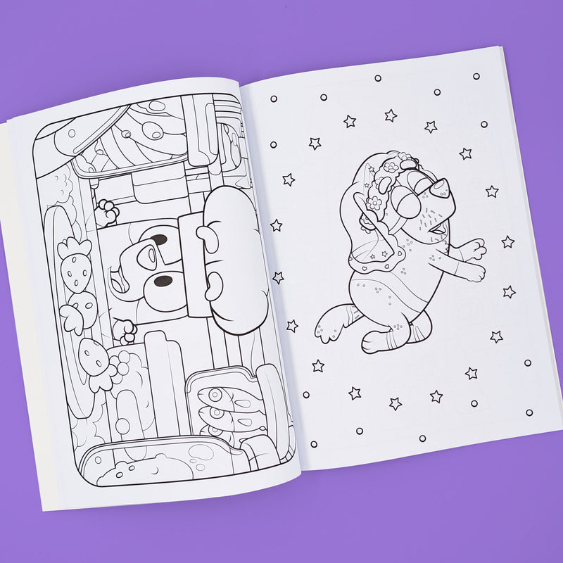 Bluey: Fun and Games Colouring Book (Paperback) Penguin Random House 