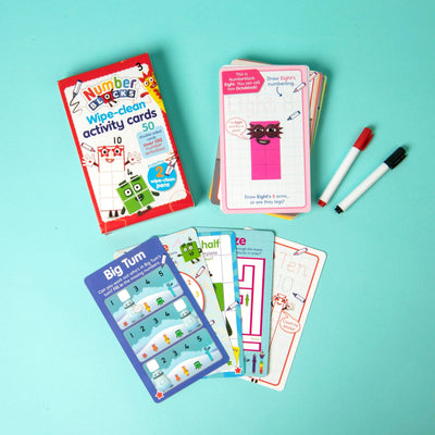 Numberblocks Wipe Clean Activity Cards Numberblocks IMC New Stock 