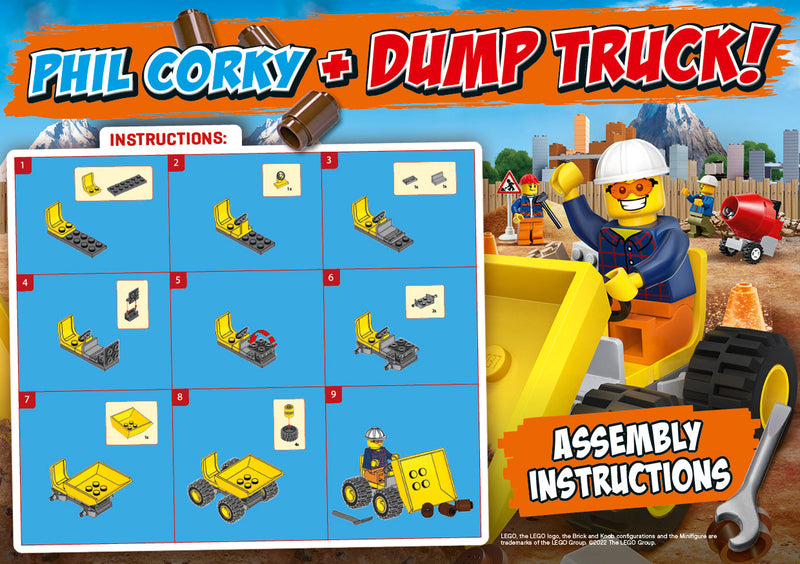 Phil Corky and dump truck 952204 LEGO® City 